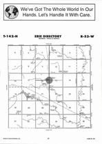 Erie Township, Brewer Lake, Rush River, Directory Map, Cass County 2007